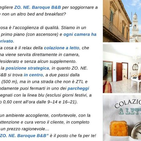 Zo. Ne. Baroque B&B Lecce Extérieur photo
